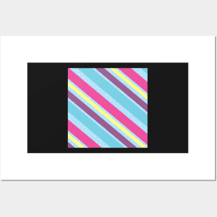 Super Pretty Stripes in Candy Colors Posters and Art